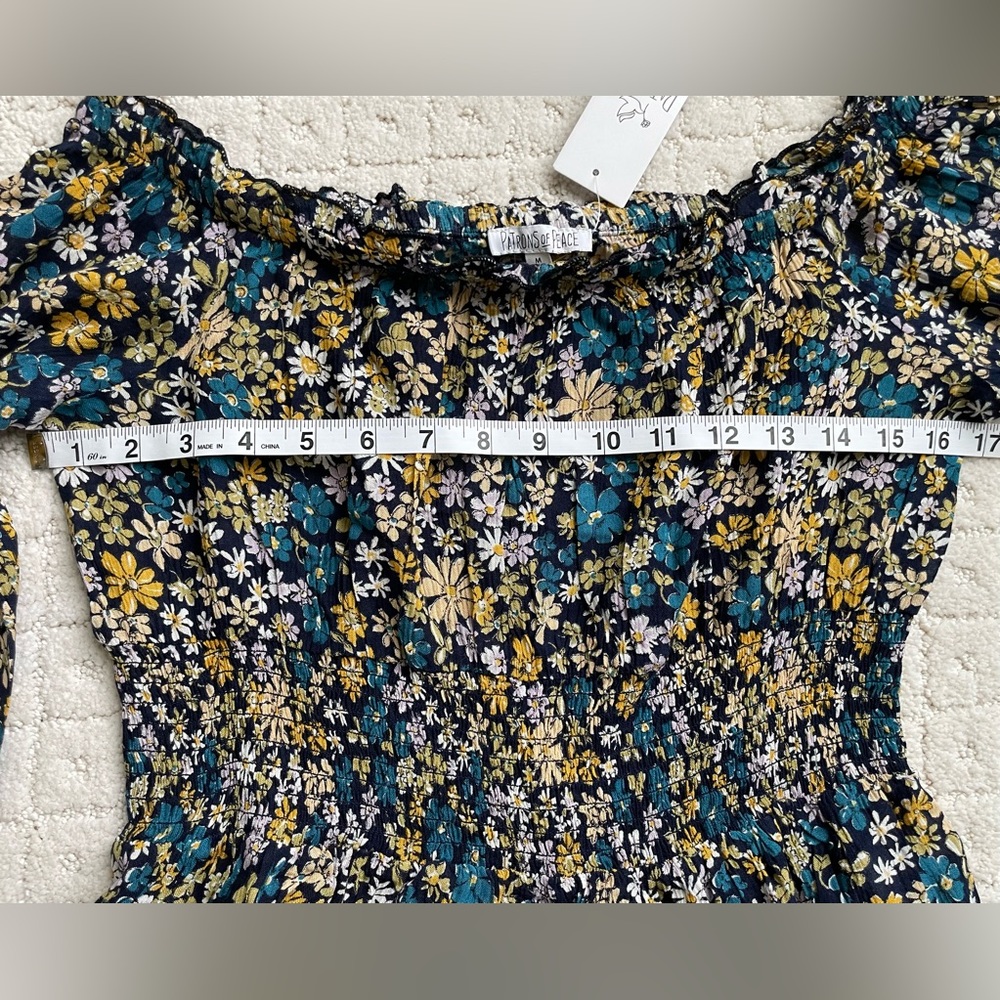 Patrons of Peace Ruffle Blouse. - Picture 7 of 8